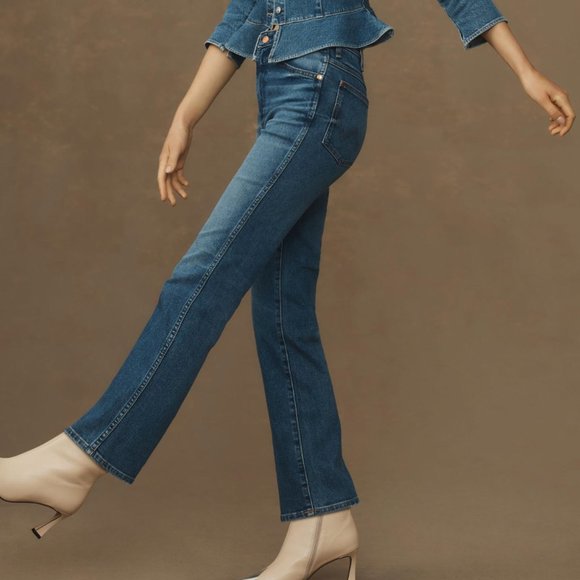 NWT Wrangler Wild West High Rise Straight Jeans - Picture 4 of 6